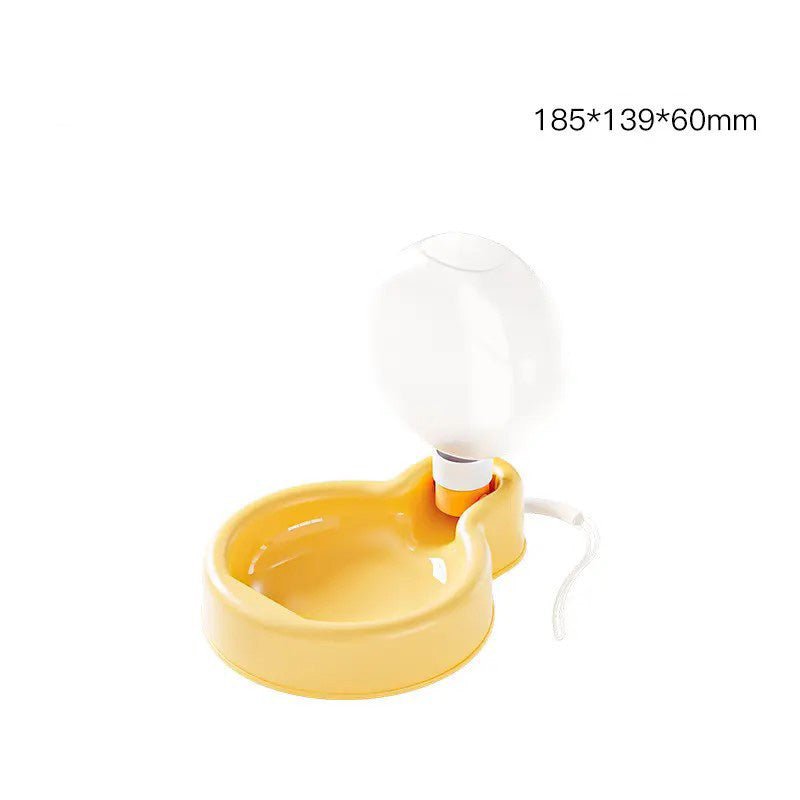 Gravity Feed Dog Water Dispenser SKU Yellow 350ML| Yiran Sportslife