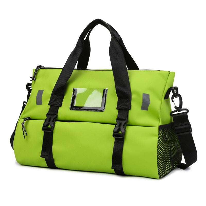 High-Vis Wet/Dry Gym Duffel SKU Green| Yiran Sportslife
