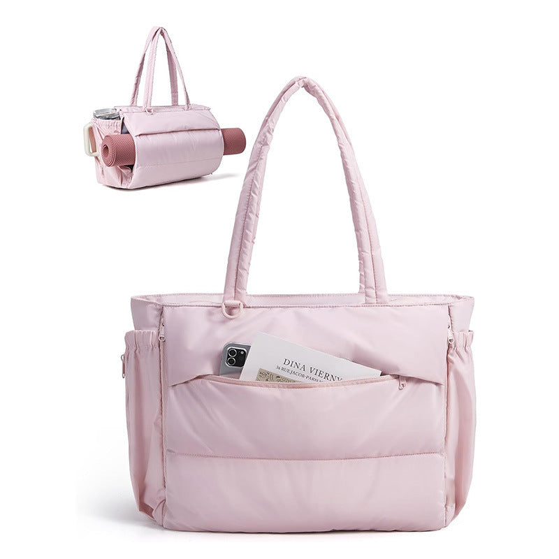 Hybrid Front-Sleeve Active Yoga Mat Tote Bag SKU Pink| Yiran Sportslife