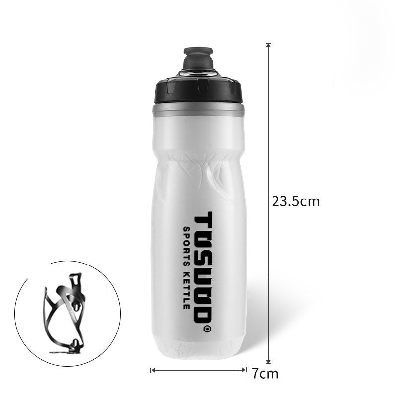 Insulated Squeeze Cycling Water Bottle SKU White 620ML|Yiran Sportslife