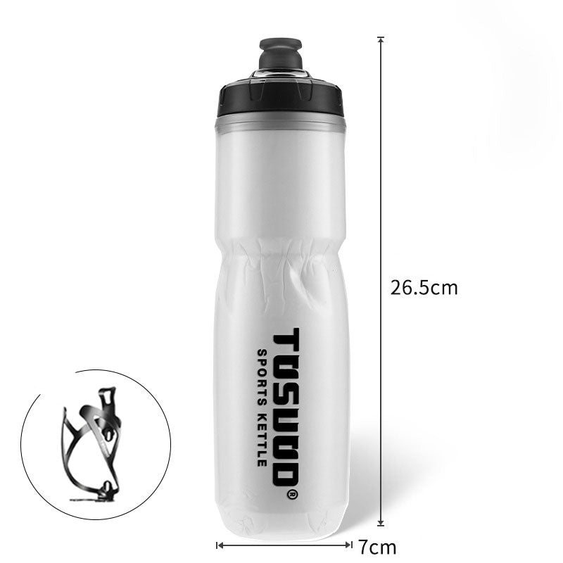 Insulated Squeeze Cycling Water Bottle SKU White 710ML|Yiran Sportslife