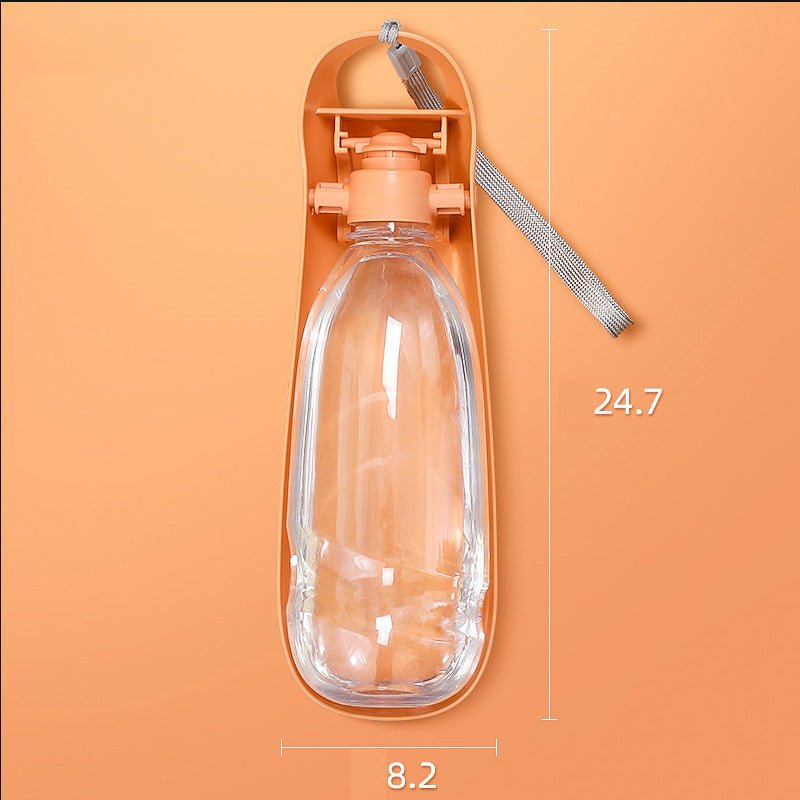 550ml Foldable Dog Water Bottle SKU Orange|Yiran Sportslife
