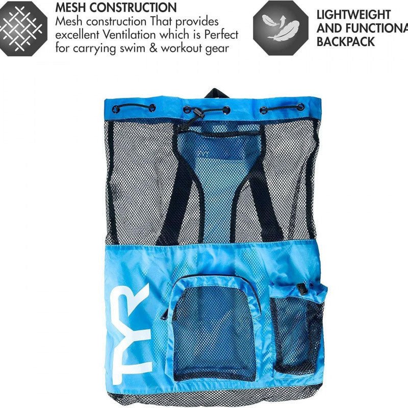 Large Mesh Swim Backpack for Swim Gear Main| Yiran Sportslife