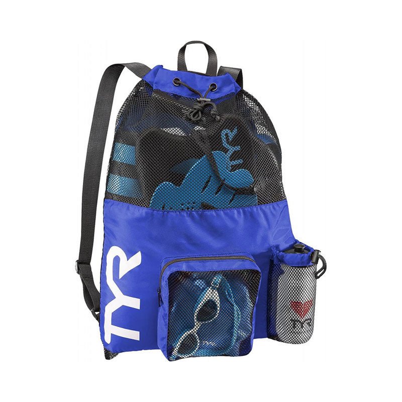 Large Mesh Swim Backpack for Swim Gear SKU Blue| Yiran Sportslife