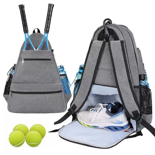 Large Racket Sports Backpack SKU Gray| Yiran Sportslife