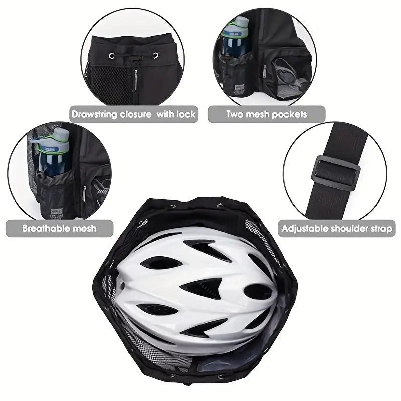 Mesh Beach Backpack with Drawstring Closure Main| Yiran Sportslife