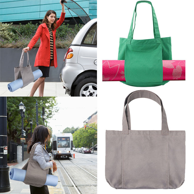 Open-Sleeve Canvas Yoga Tote Main| Yiran Sportslife