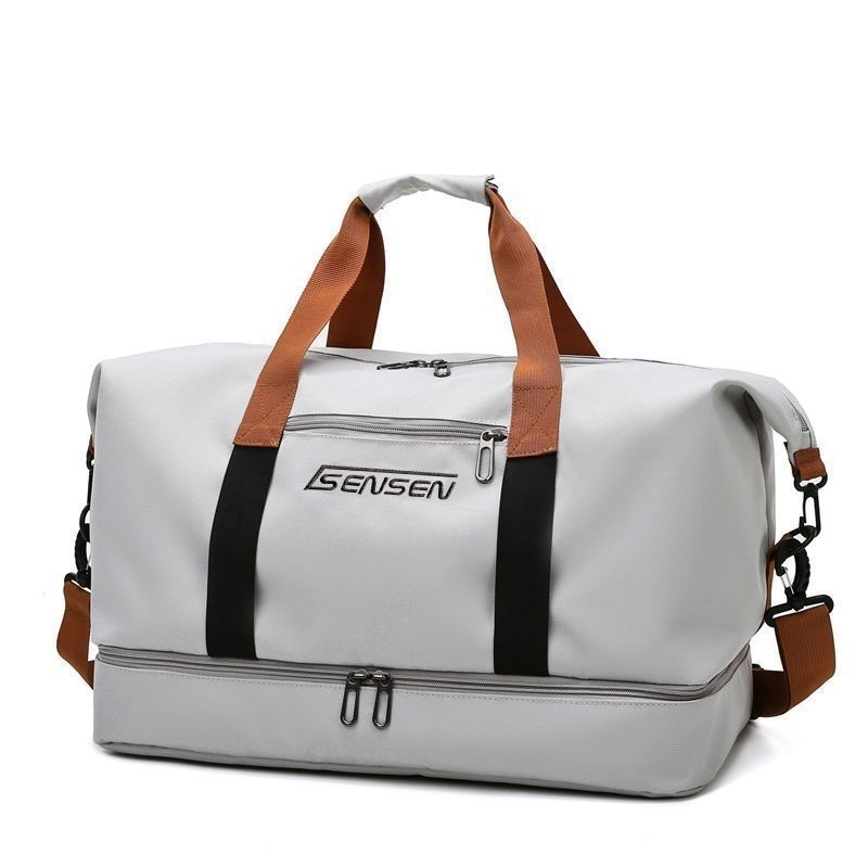 Oxford Duffel with Bottom Shoe Compartment SKU Gray| Yiran Sportslife