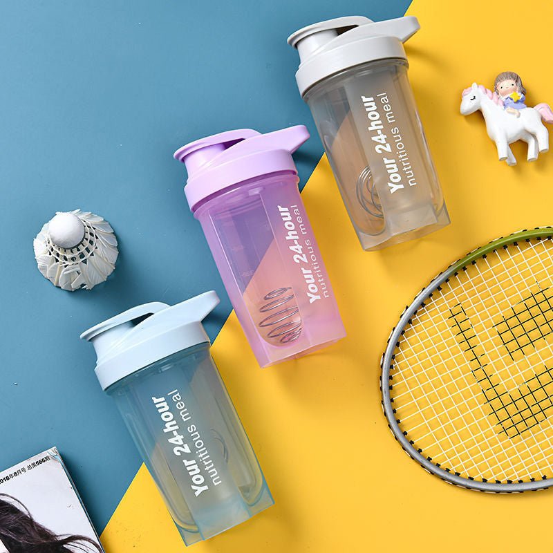 Protein Shaker Bottle with Stainless Whisk Main|Yiran Sportslife