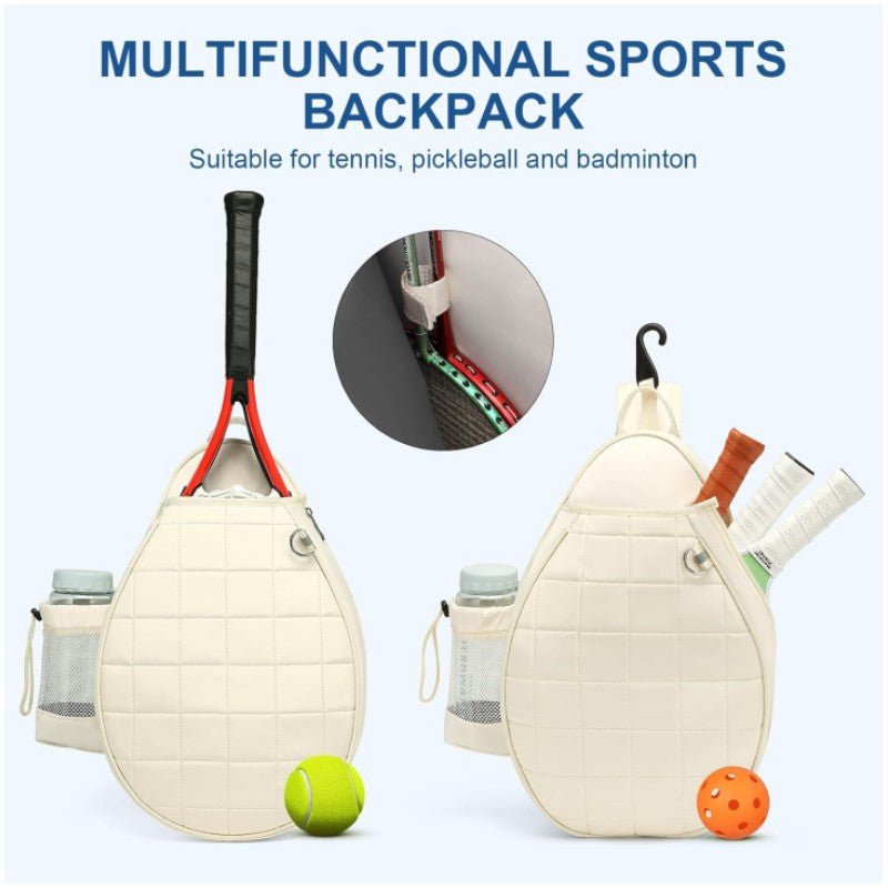 Quilted 2-Racket Sports Backpack Main| Yiran Sportslife