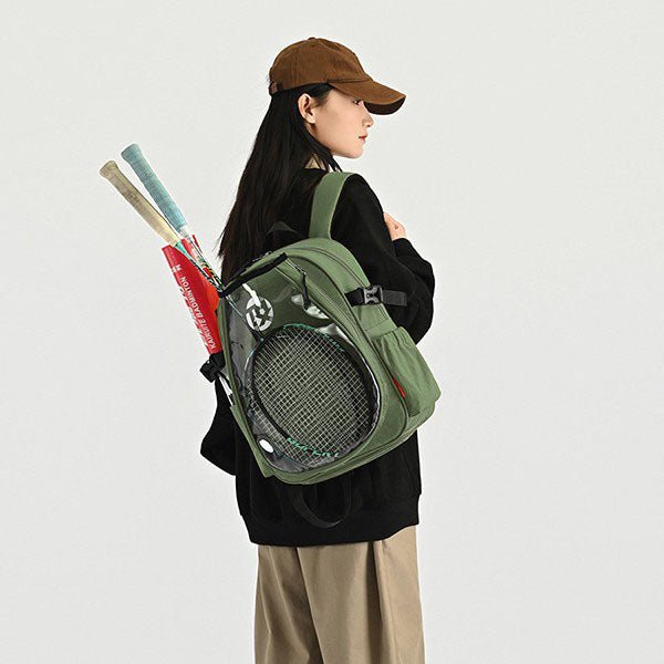 Racket Backpack with Shoe Compartment Main| Yiran Sportslife