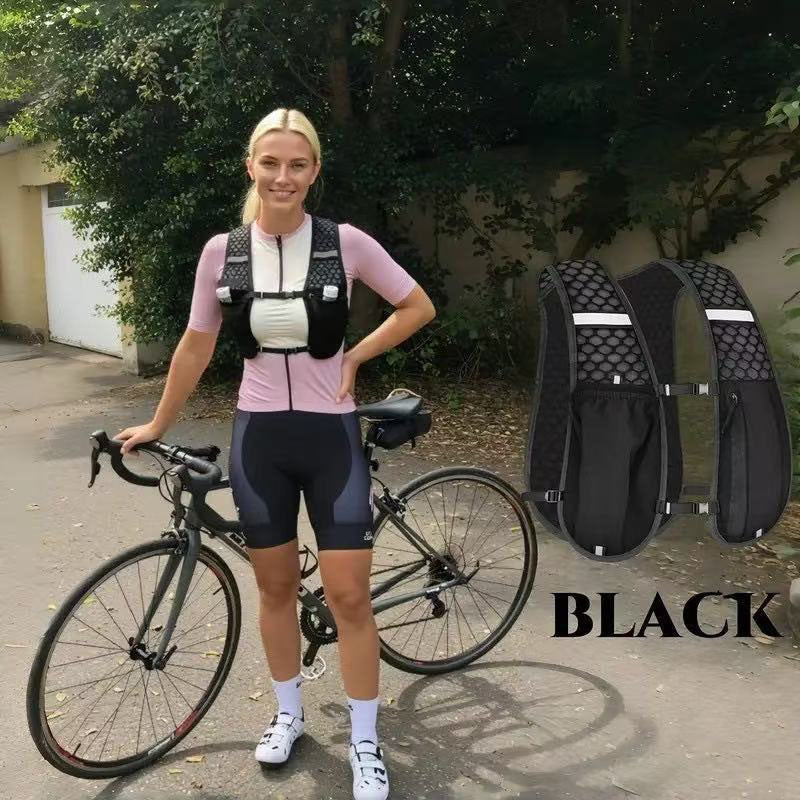 Running Hydration Vest with Flask Pockets Main| Yiran Sportslife
