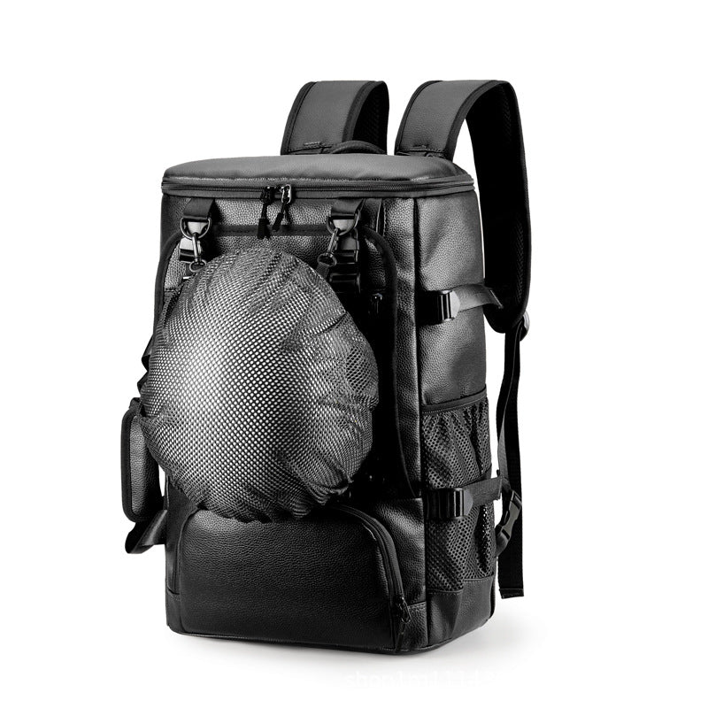 Skateboard Backpack with Helmet Holder SKU Black | Yiran Sportslife