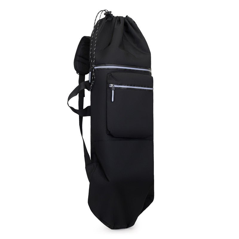 Skateboard Backpack with Yoga Mat Storage SKU Black|Yiran Sportslife
