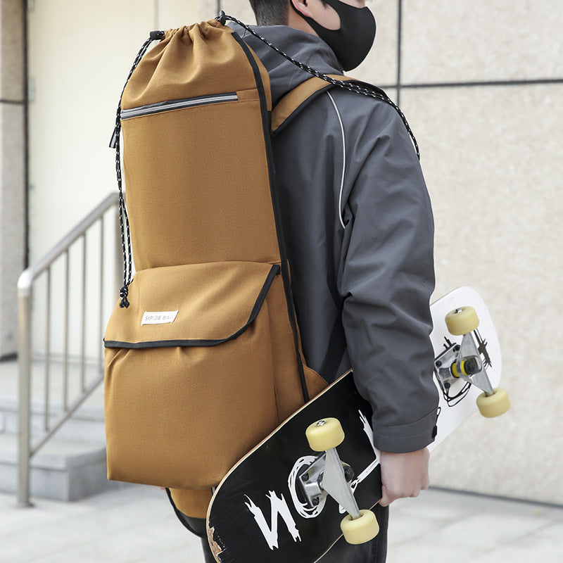 Skateboard Backpack with Helmet Holder Main| Yiran Sportslife