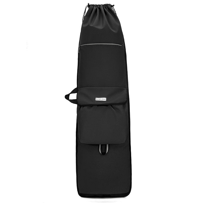 Skateboard Backpack with Helmet Holder SKU Black| Yiran Sportslife