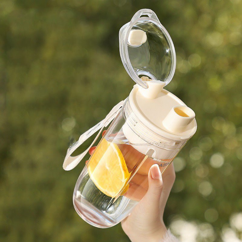 Sports Shaker Bottle with Tea Infuser SKU Beige 400ML|Yiran Sportslife