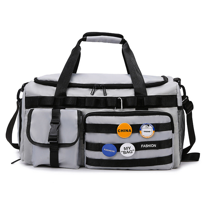 Tactical Patch Convertible Duffel SKU Gray| Yiran Sportslife
