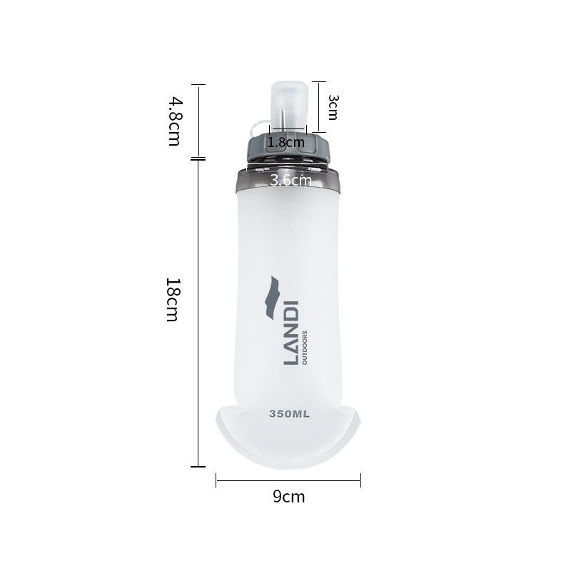 TPU Collapsible Soft Flask SKU Gray| Yiran Sportslife