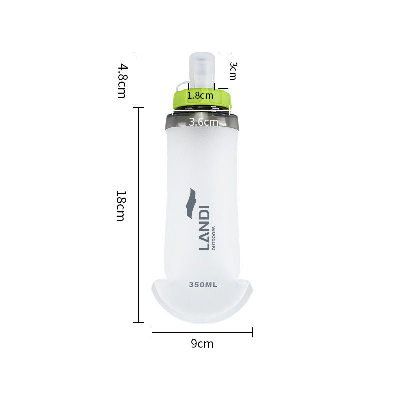 TPU Collapsible Soft Flask SKU Green| Yiran Sportslife