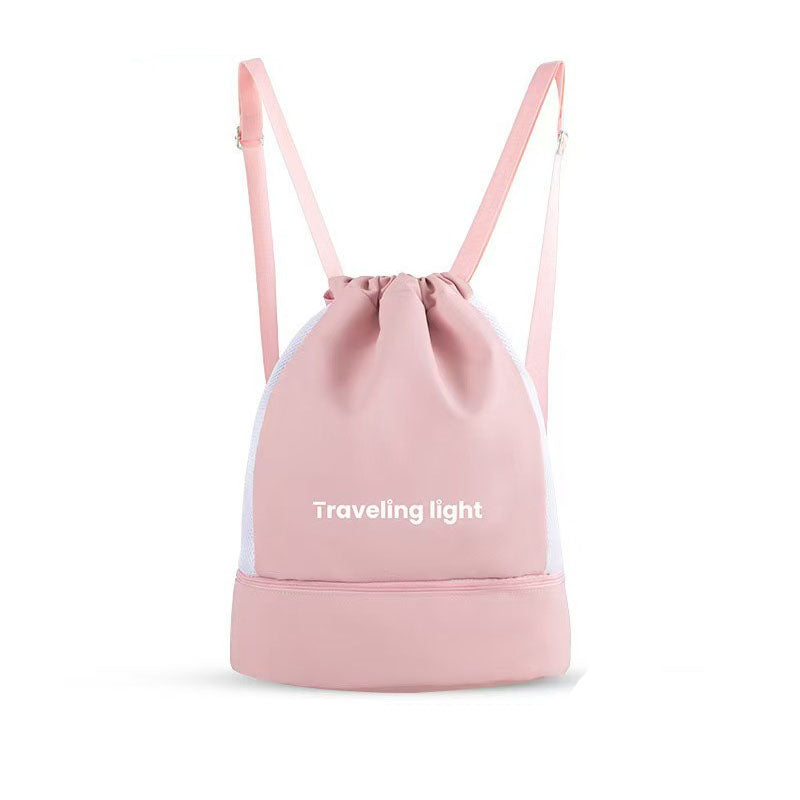 20–35L Drawstring Gym Backpack SKU Pink| Yiran Sportslife