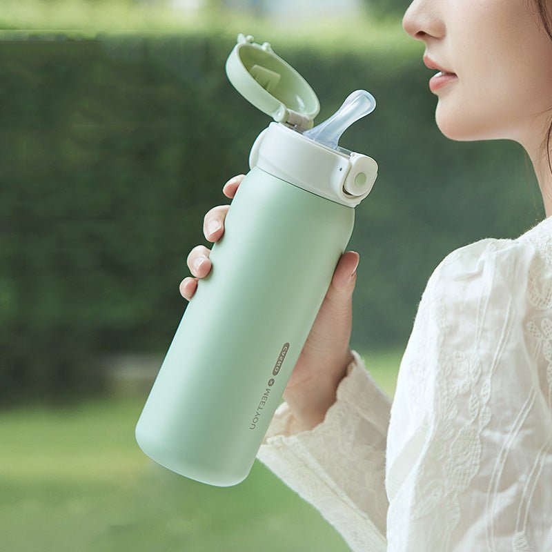 Yoga Pilates Water Bottle with Gravity Straw Main|Yiran Sportslife