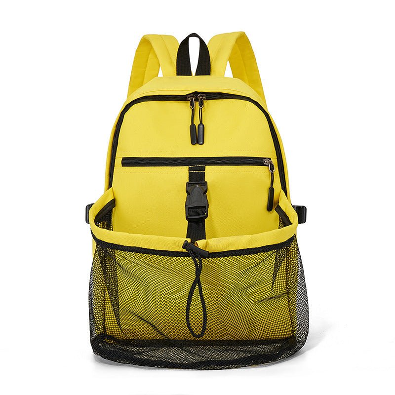Youth Basketball Backpack with Ball Pocket SKU Yellow| Yiran Sportslife